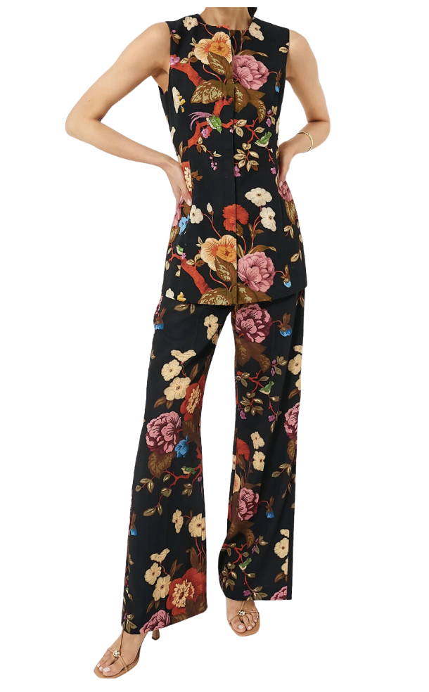 Baroque Floral Pants and top